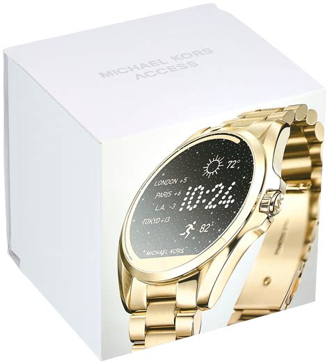 macys michael kors access women's smartwatch bradshaw gold-tone stainless steel|Michael Kors Access Women's Digital Bradshaw Rose Gold.